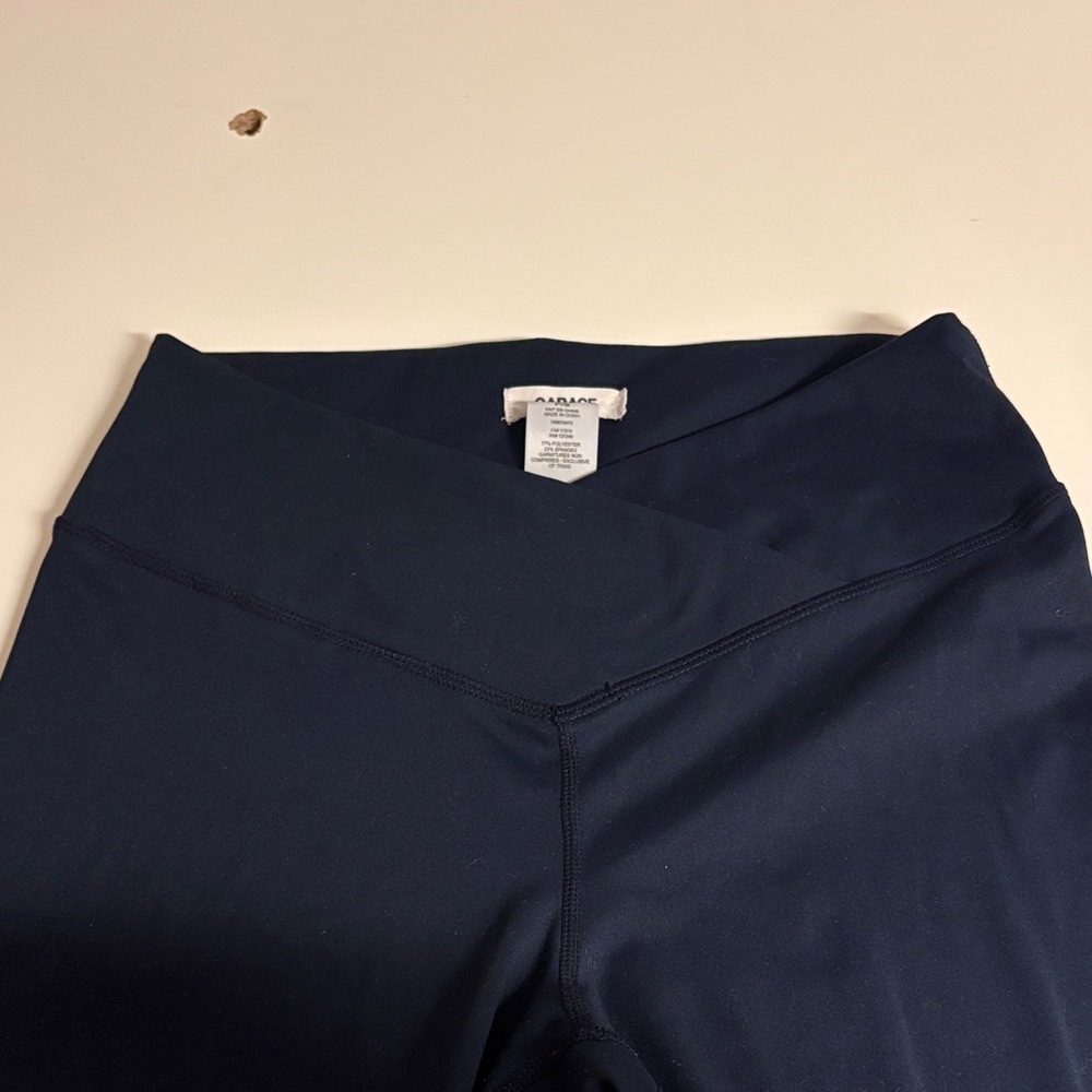 Garage Dark Blue Cross High-Waisted Leggings - Picture 3 of 7